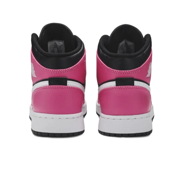 ⁦Air Jordan 1 Mid GS Pinksicle Black White⁩ – תמונה ⁦3⁩