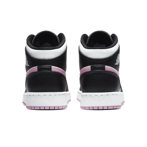 ⁦Air Jordan 1 Mid White Black Light Arctic Pink⁩ – תמונה ⁦3⁩