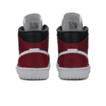 ⁦Air Jordan 1 Mid Noble Red Black White⁩ – תמונה ⁦3⁩