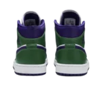 ⁦Air Jordan 1 Mid SE Aloe Verde Court Purple White⁩ – תמונה ⁦3⁩