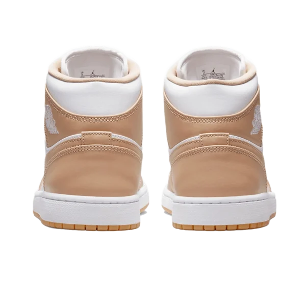 ⁦Air Jordan 1 Mid Tan White Gum⁩ – תמונה ⁦3⁩