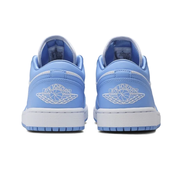 ⁦Air Jordan 1 Low UNC University Blue White⁩ – תמונה ⁦3⁩