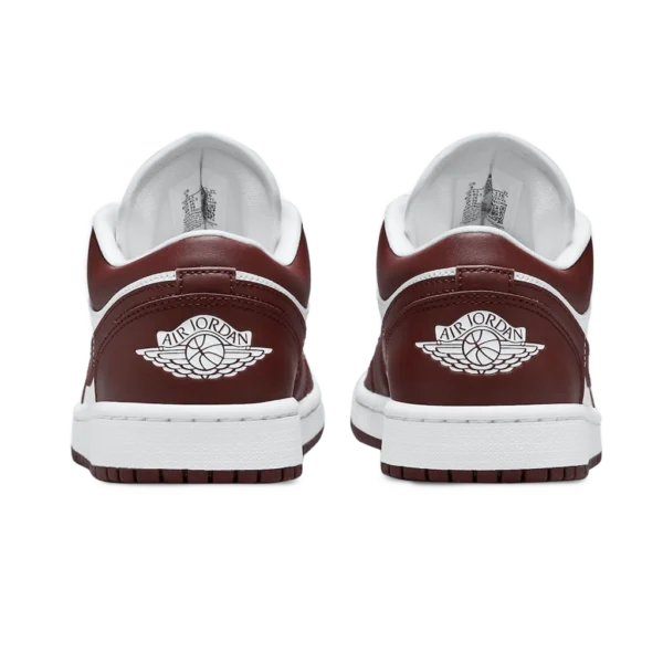 ⁦Air Jordan 1 Low White Team Red⁩ – תמונה ⁦3⁩