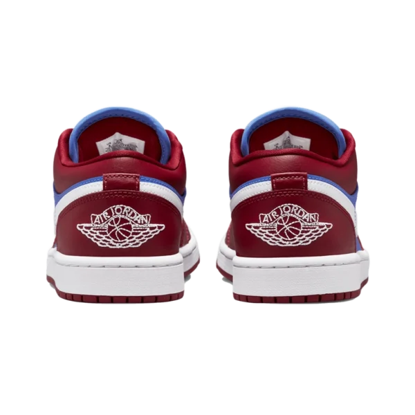 ⁦Air Jordan 1 Low Deep Red Blue Pomegranate⁩ – תמונה ⁦3⁩