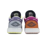 ⁦Air Jordan 1 Low Mismatched Purple Magenta⁩ – תמונה ⁦3⁩