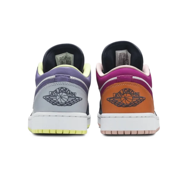 ⁦Air Jordan 1 Low Mismatched Purple Magenta⁩ – תמונה ⁦3⁩