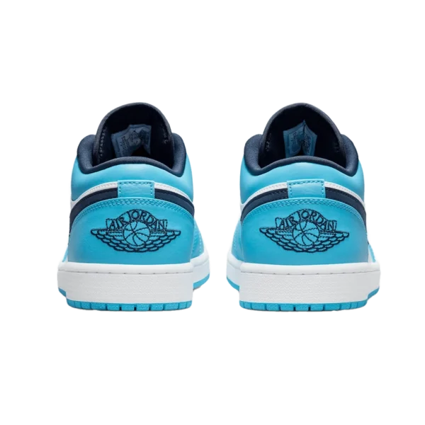 ⁦Air Jordan 1 Low UNC White University Blue Obsidian⁩ – תמונה ⁦3⁩