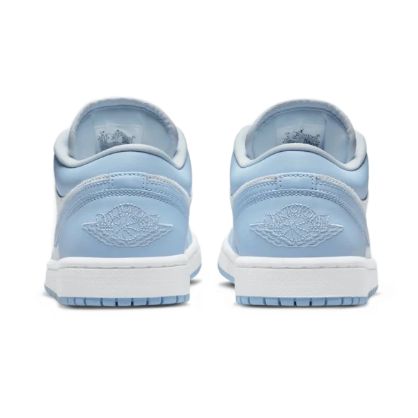 ⁦Air Jordan 1 Low Football Grey Aluminium⁩ – תמונה ⁦3⁩