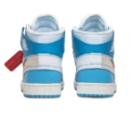 ⁦Off-White x Air Jordan 1 Retro High OG UNC⁩ – תמונה ⁦3⁩