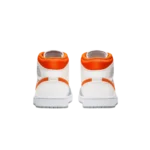 ⁦Air Jordan 1 Mid Starfish White Pure Platinum Sail⁩ – תמונה ⁦3⁩