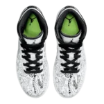 ⁦Air Jordan 1 Mid SE "DIY" White Black Volt⁩ – תמונה ⁦4⁩