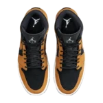 ⁦Air Jordan 1 Mid SE Desert Ochre Black⁩ – תמונה ⁦4⁩