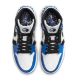 ⁦Air Jordan 1 Mid "Sisterhood" Game Royal Black White⁩ – תמונה ⁦4⁩