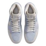 ⁦Air Jordan 1 Mid SE Sail Light Blue⁩ – תמונה ⁦4⁩
