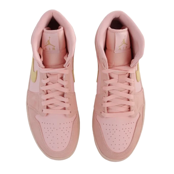 ⁦Air Jordan 1 Mid Coral Gold⁩ – תמונה ⁦4⁩