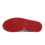 ⁦Air Jordan 1 Mid White Gym Red Black⁩ – תמונה ⁦4⁩