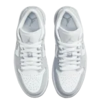 ⁦Air Jordan 1 Low White Wolf Grey⁩ – תמונה ⁦4⁩