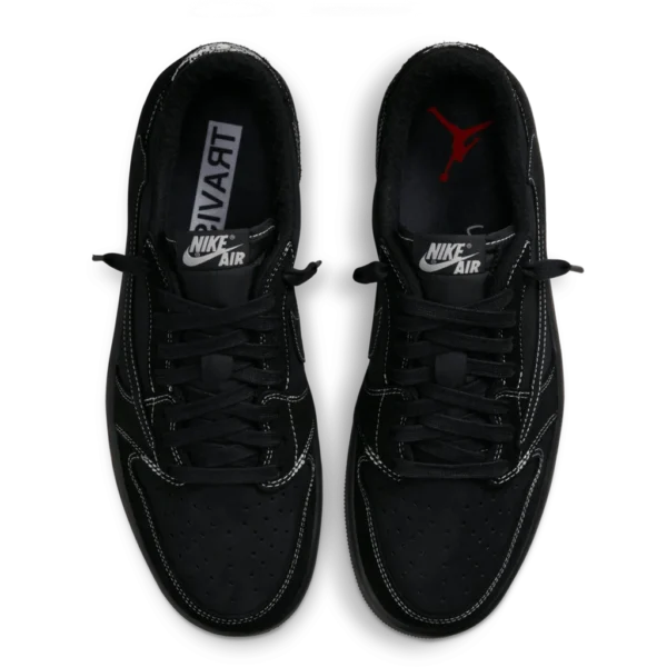 ⁦Air Jordan 1 Low x Travis Scott “Black Phantom”⁩ – תמונה ⁦4⁩
