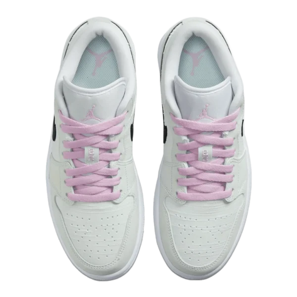 ⁦Air Jordan 1 Low Barely Green Black Light Arctic Pink⁩ – תמונה ⁦4⁩
