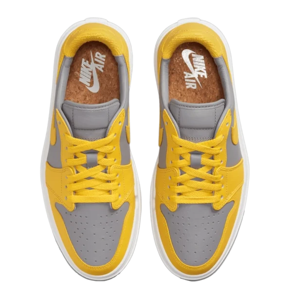 ⁦Air Jordan 1 Elevate Low in Cement Grey White Varsity Maize⁩ – תמונה ⁦4⁩