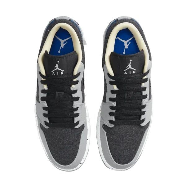 ⁦Air Jordan 1 Low "Crater" Black Grey⁩ – תמונה ⁦4⁩