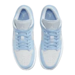 ⁦Air Jordan 1 Low Football Grey Aluminium⁩ – תמונה ⁦4⁩