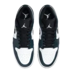 ⁦Air Jordan 1 Low Armory Navy White Black⁩ – תמונה ⁦4⁩