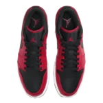 ⁦Air Jordan 1 Low "Reverse Bred" Gym Red Black White⁩ – תמונה ⁦4⁩