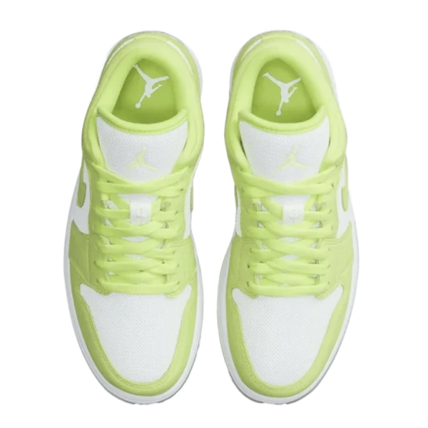 ⁦Air Jordan 1 Low SE Summit White Limelight⁩ – תמונה ⁦4⁩