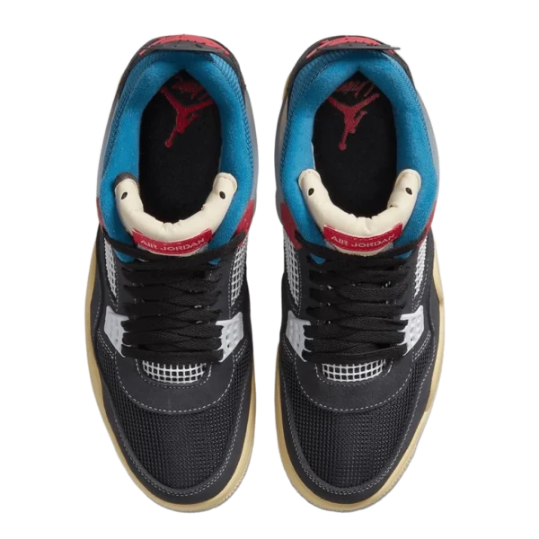 ⁦Air Jordan 4 Retro x Union LA "Off Noir"⁩ – תמונה ⁦4⁩