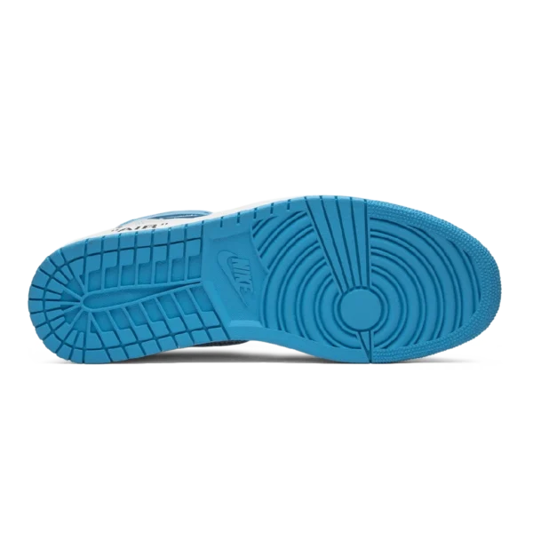 ⁦Off-White x Air Jordan 1 Retro High OG UNC⁩ – תמונה ⁦4⁩