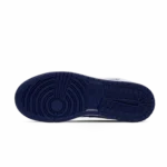 ⁦Air Jordan 1 Mid White Deep Royal Blue⁩ – תמונה ⁦4⁩