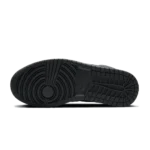 ⁦Air Jordan 1 Mid SE Black Quilted⁩ – תמונה ⁦5⁩