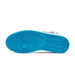 ⁦Air Jordan 1 Mid Laser Blue White Black⁩ – תמונה ⁦5⁩