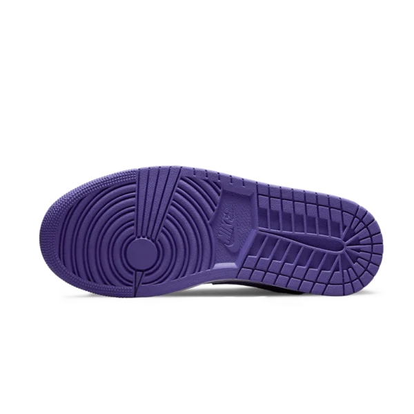 ⁦Air Jordan 1 Low Psychic Purple White⁩ – תמונה ⁦5⁩