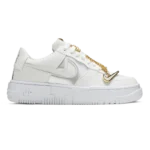 Nike Air Force 1 Pixel White Gold Chain