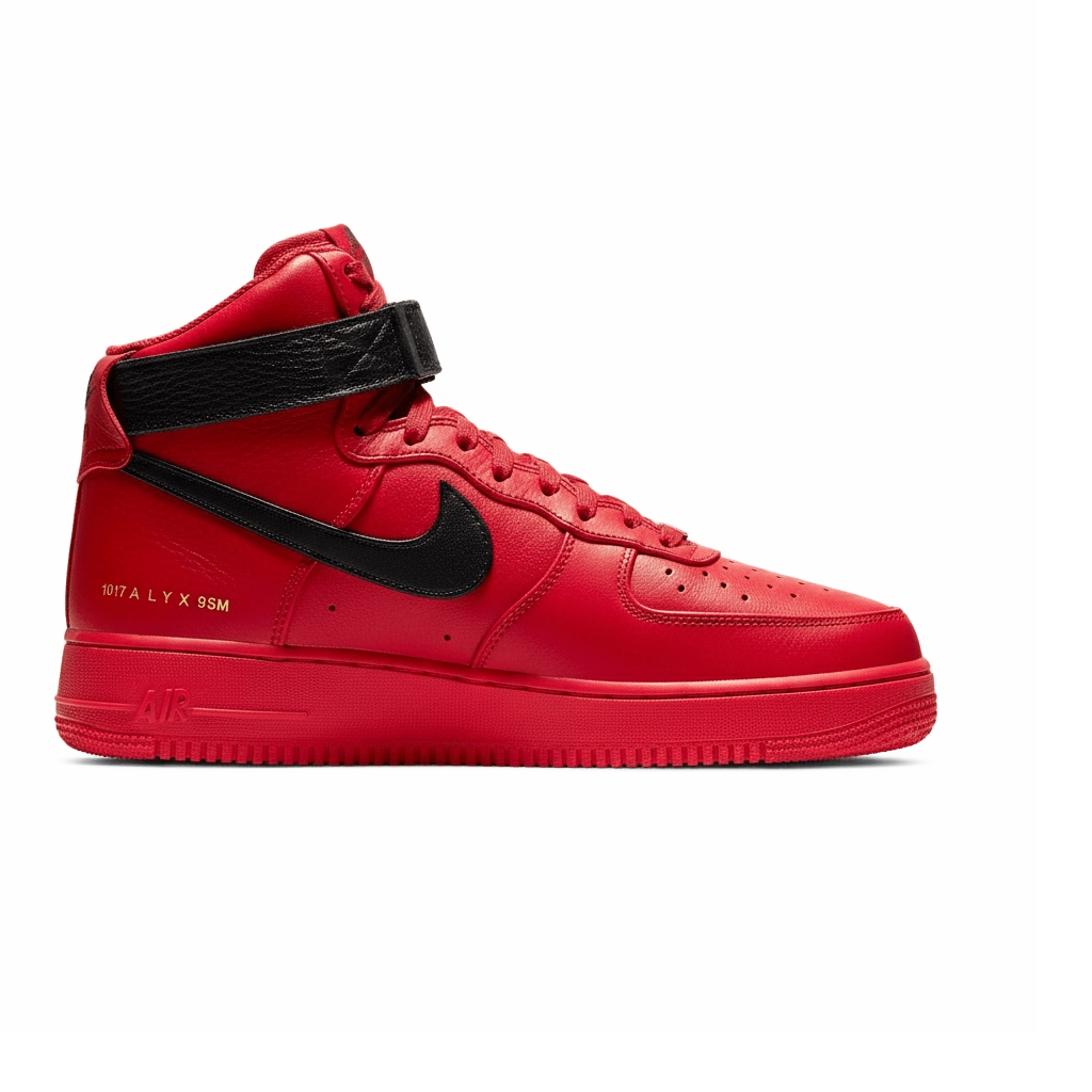 1 Nike Air Force 1 High x 1017 ALYX 9SM “University Red” – תמונה 1