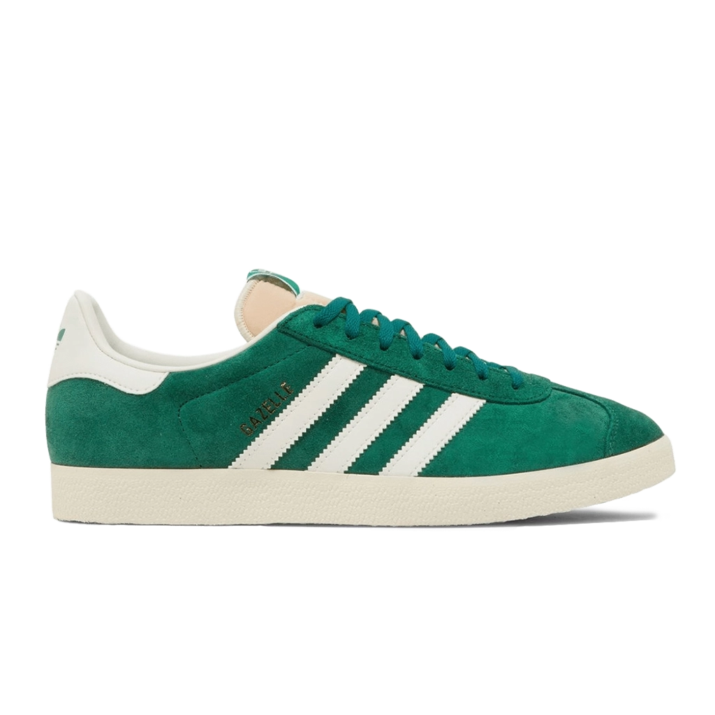 1 Adidas Gazelle Dark Green Off White Clear White – תמונה 1