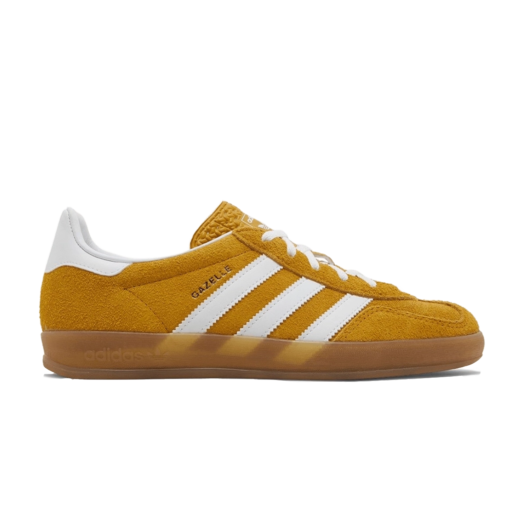 1 Adidas Gazelle Indoor Orange Peel Cloud White Gold Metallic – תמונה 1