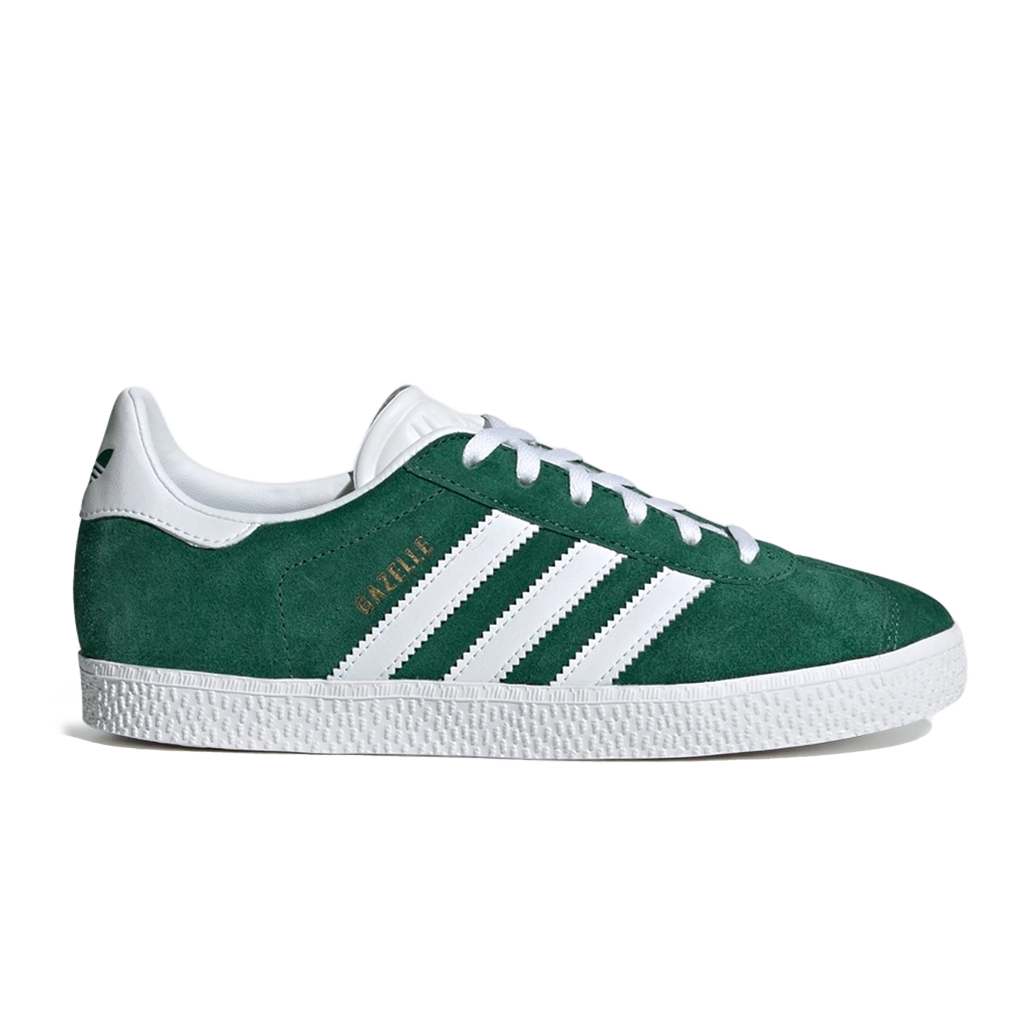 1 Adidas Gazelle Junior Dark Green Cloud White – תמונה 1