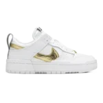 Nike Dunk Low Disrupt White Metallic Gold