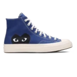 Converse Chuck 70 High x Comme des Garçons PLAY Blue Quartz