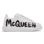 Alexander Mcqueen Graffiti Oversized White Black