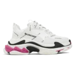 Balenciaga Triple S Allover Logo White Pink