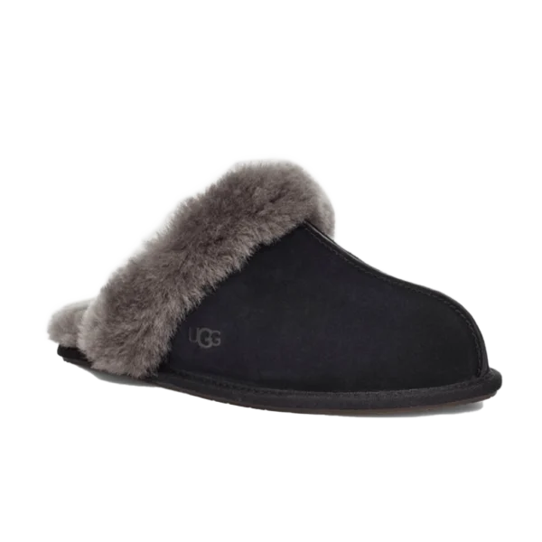 ⁦UGG Scuffette II Slippers Black Grey⁩ – תמונה ⁦2⁩