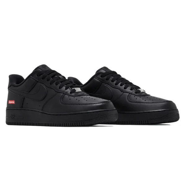 ⁦Nike Air Force 1 Low x Supreme Black⁩ – תמונה ⁦2⁩