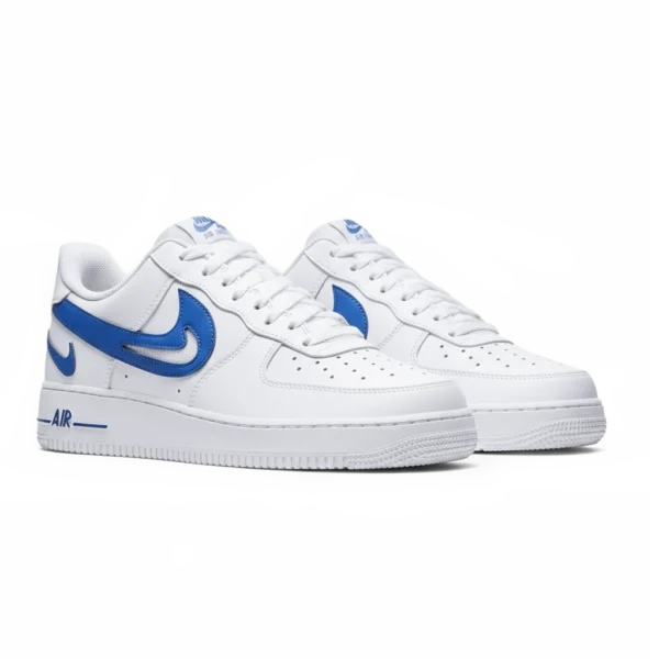 ⁦Nike Air Force 1 07 "Cut Out Swoosh" Game Royal⁩ – תמונה ⁦2⁩