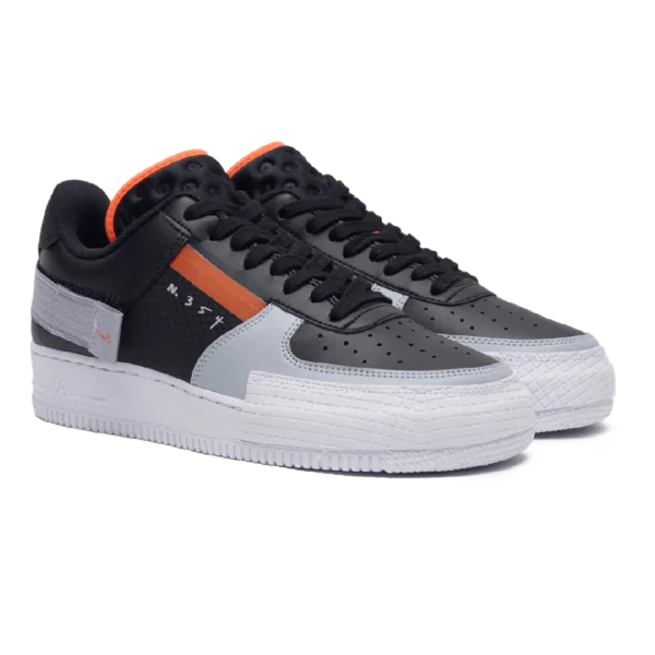 ⁦Nike Air Force 1 Type Black Hyper Crimson⁩ – תמונה ⁦2⁩