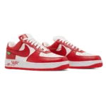 ⁦Nike Air Force 1 Low x Louis Vuitton White Comet Red⁩ – תמונה ⁦2⁩