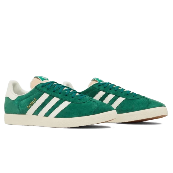 ⁦Adidas Gazelle Dark Green Off White Clear White⁩ – תמונה ⁦2⁩